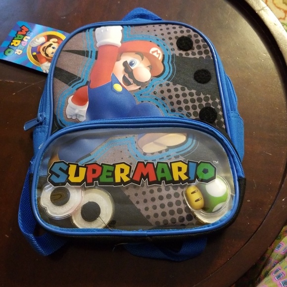 Nintendo Other - Mario 10 inch Mini Backpack with VELCRO